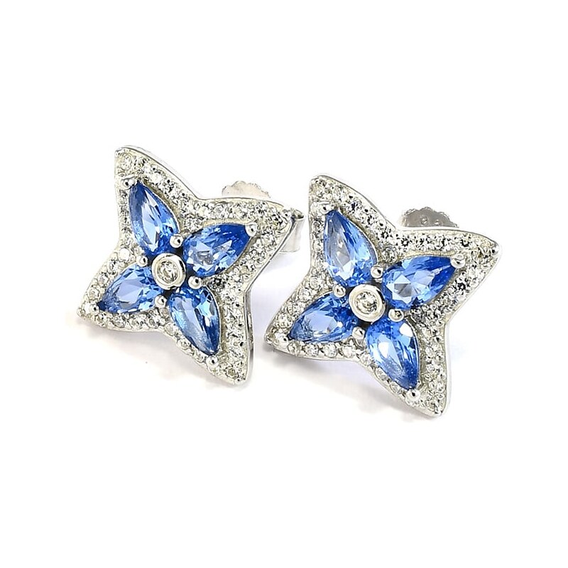 Strieborné náušnice Glare 653 59705225