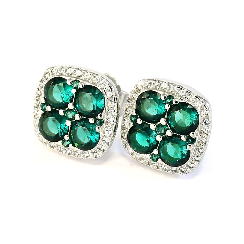 Strieborné náušnice Glare 660 59707367