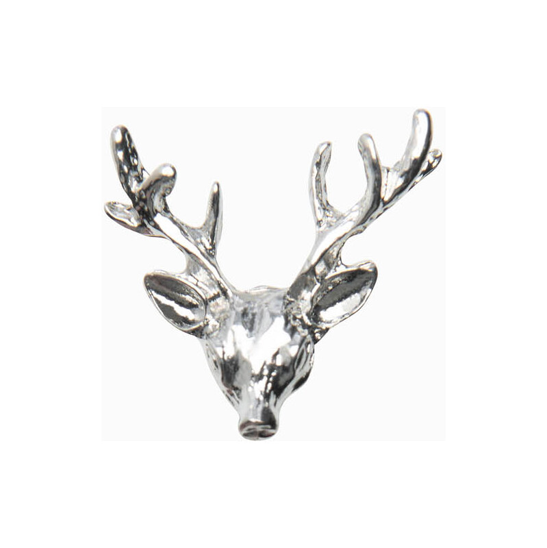 Ombre Metal decorative clothes pin deer - silver 64788424