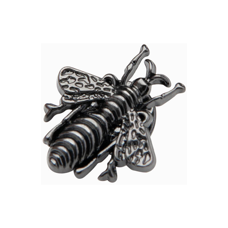 Ombre Decorative metal bee pin - black 64788419
