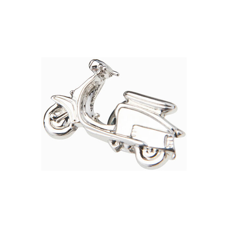 Ombre Decorative metal clothes pin scooter - silver 64788420