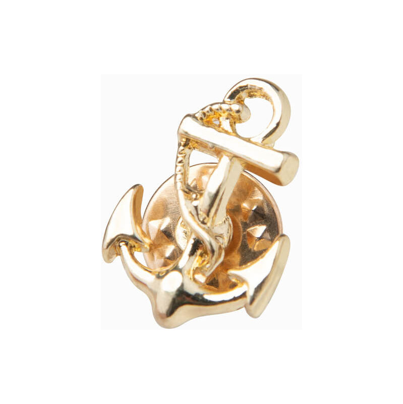 Ombre Decorative metal clothing pin anchor - gold 64788422