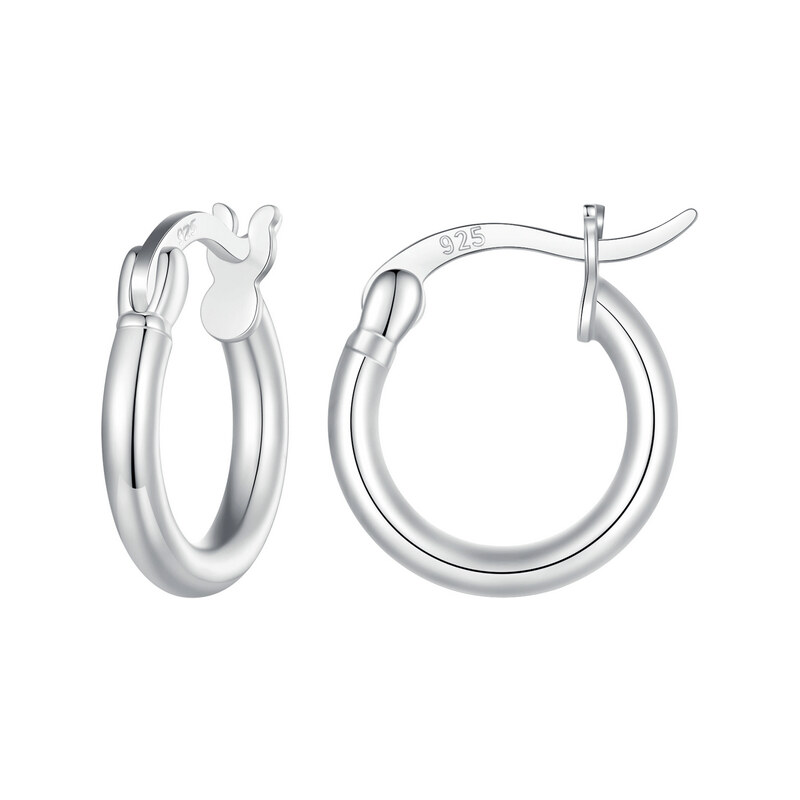 Ligot Strieborné náušnice kruhy 59079080