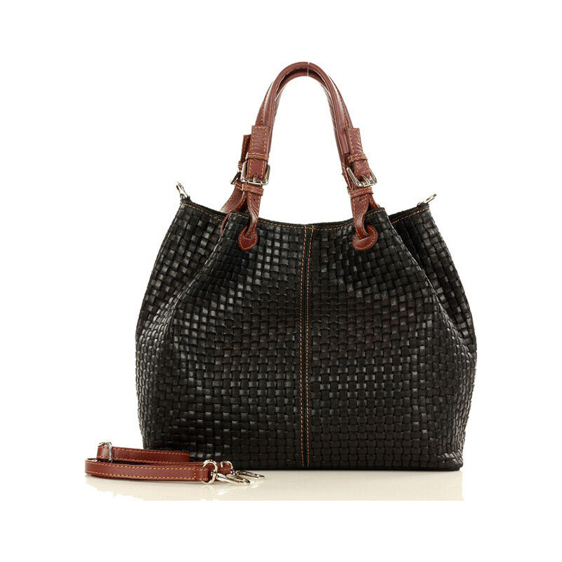 Marco MAZZINI MAZZINI Čierna kabelka Carina Treccia s147a 5417278