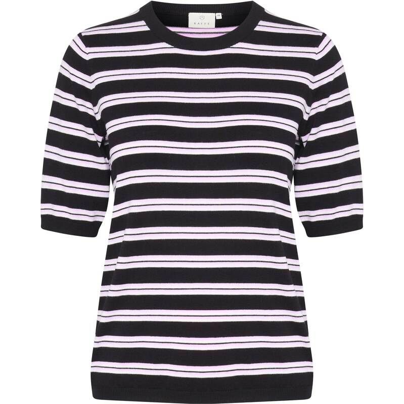 Kaffe Sveter KA Lizza ružová / čierna / biela 61973970