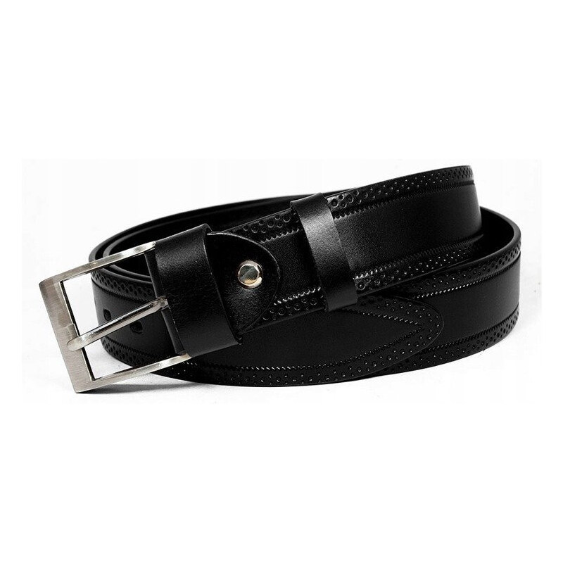 Pánsky opasok z pravej kože v oxfordskom štýle - Rovicky 61706451