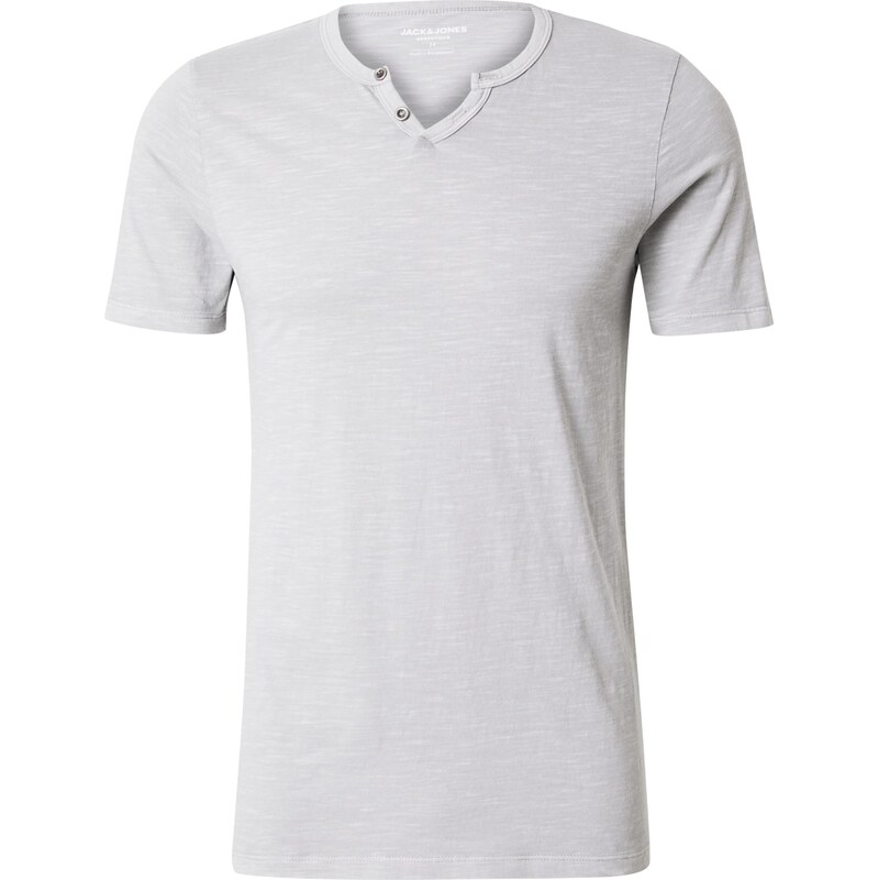JACK & JONES Tričko JJESplit sivá melírovaná 61709532