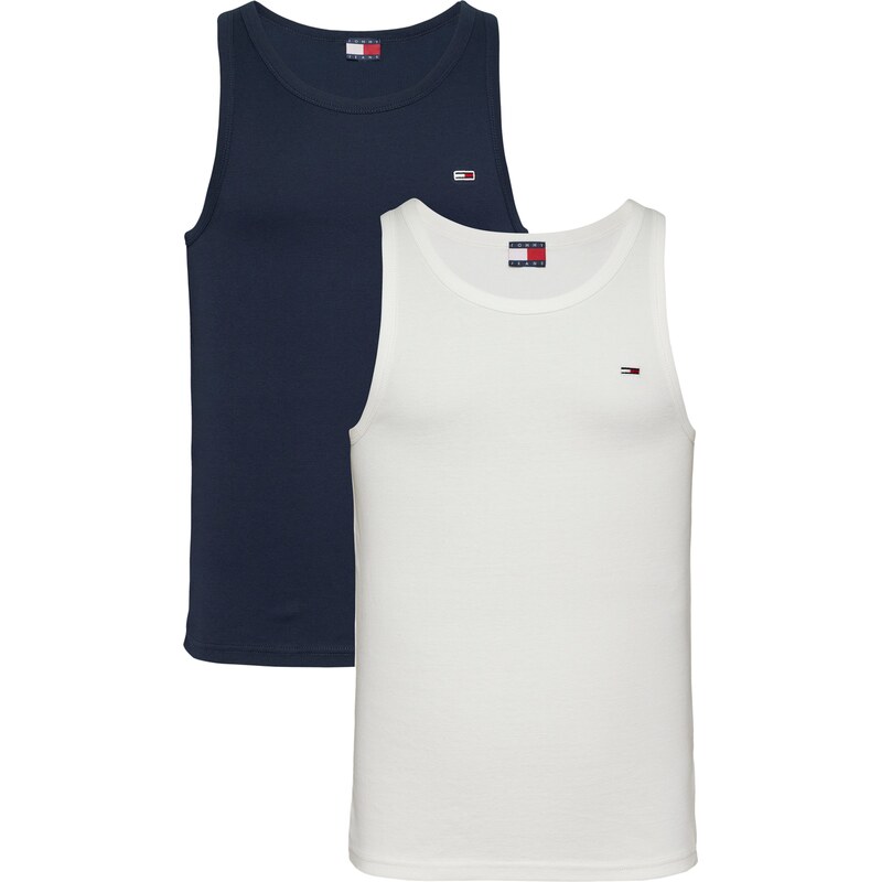 Tommy Jeans Tričko námornícka modrá / biela 61709559