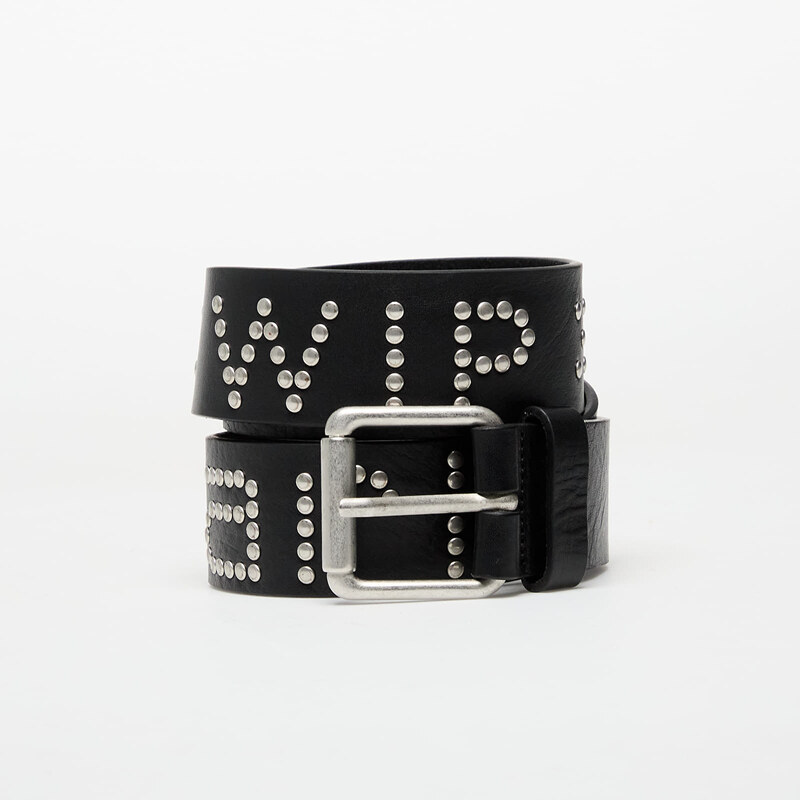 Opasok Carhartt WIP Script Studs Belt Black/ Silver M 61713363