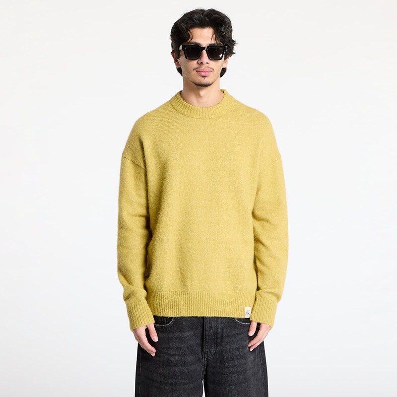 Sveter Calvin Klein Jeans Warm Texture Sweater Green S 61713343