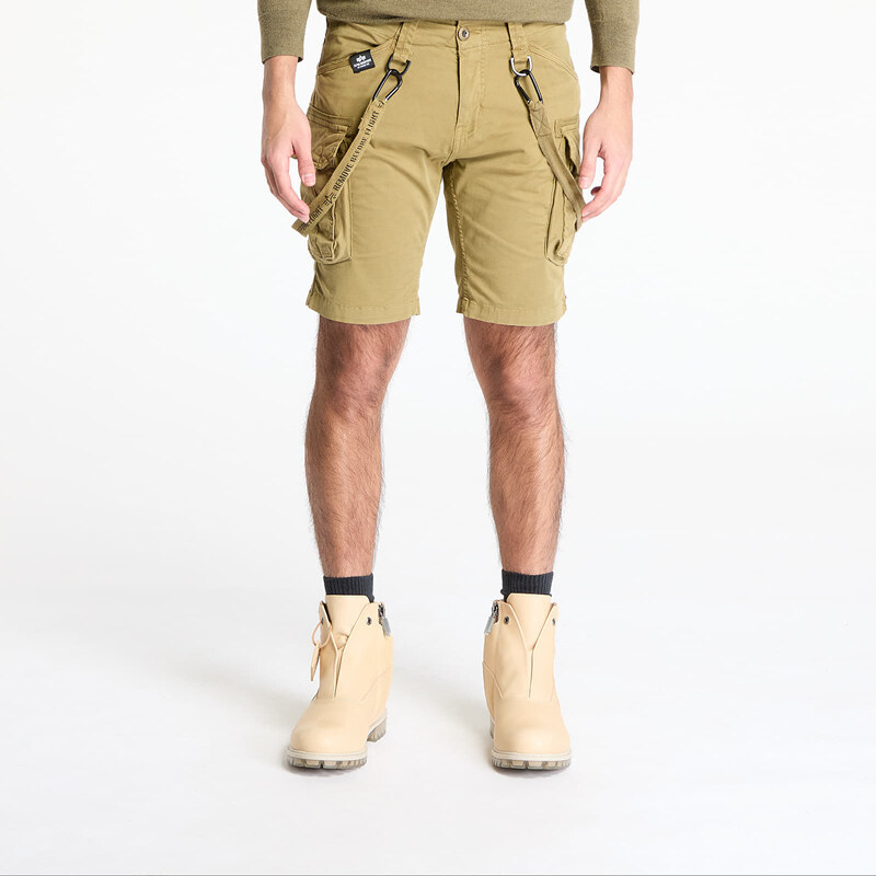 Šortky Alpha Industries Inc. Utility Short Olive M/L 62218569