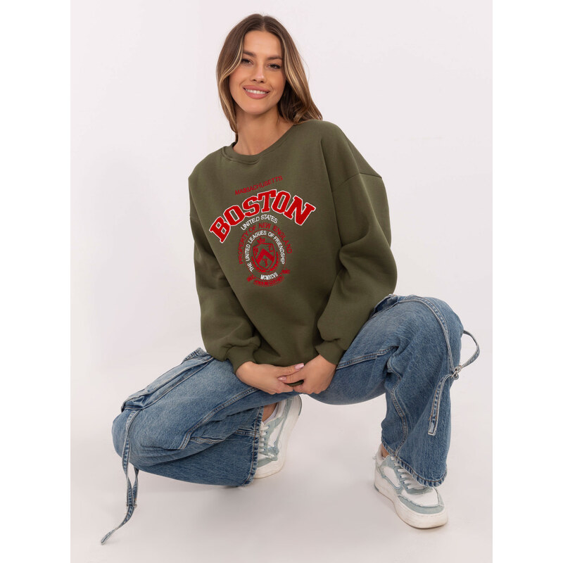 My Red Lips Sweatshirt-EM-BL-617-15.51P-khaki 64788396