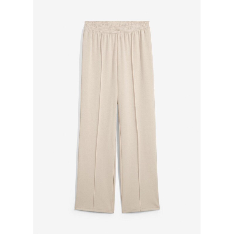 bonprix Tepláky z mäkkého viskózového mixu, farba šedá 61718758