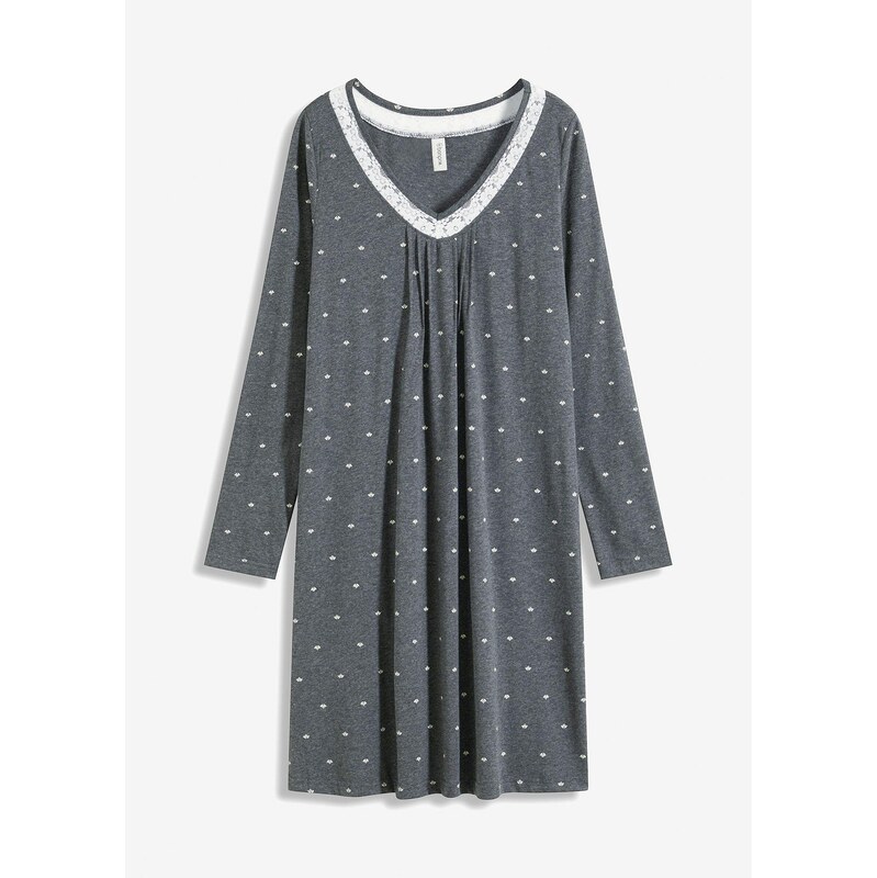 bonprix Nočné šaty, farba šedá 61718767