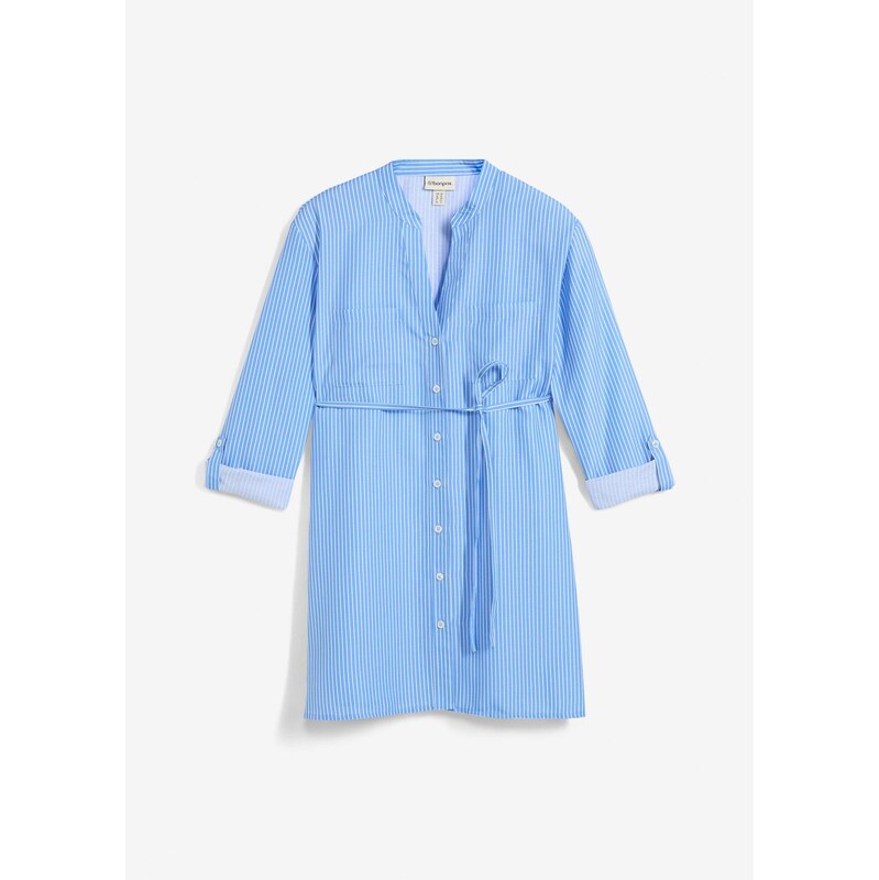 bonprix Materská blúza/na dojčenie, z bavlny, farba modrá 61718820