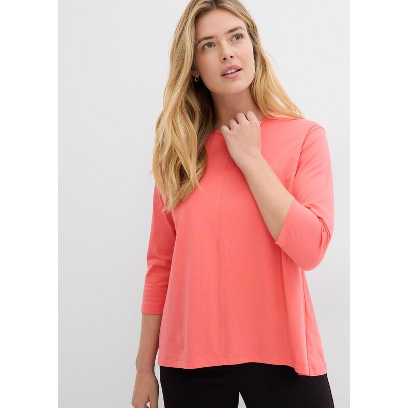 bonprix Tričko boxy, z biologickej bavlny, farba ružová 61718857