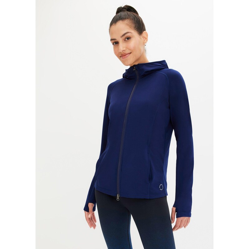 bonprix Tréningová bunda, farba modrá 61718917