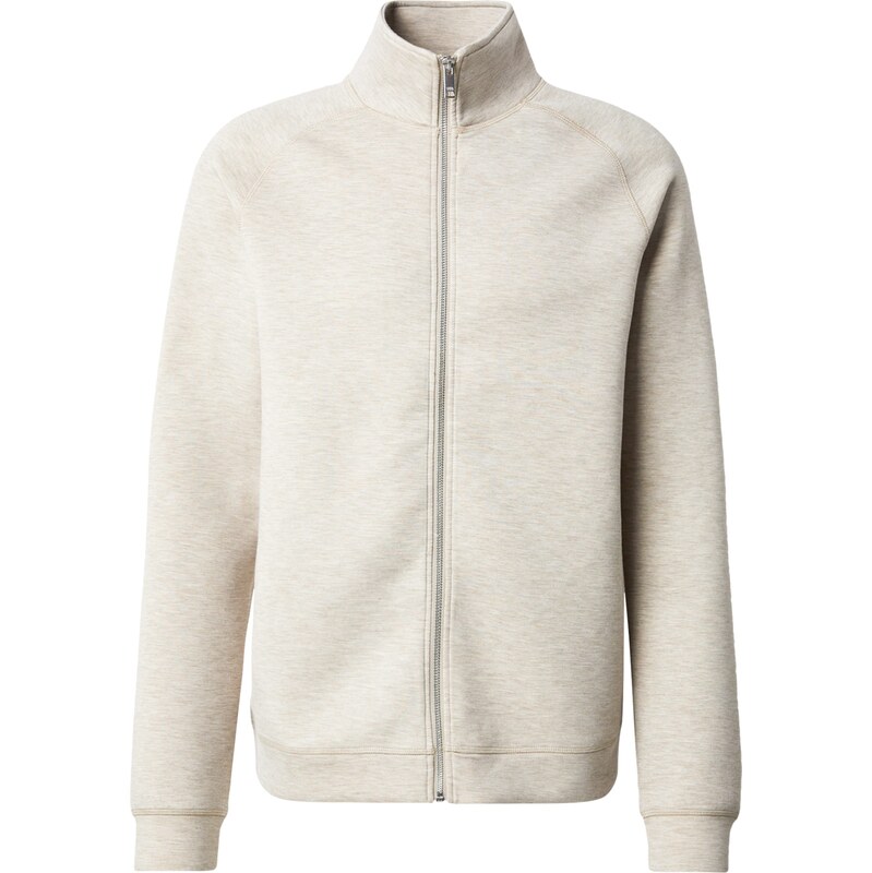 Casual Friday Tepláková bunda Sigurd béžová melírovaná 63153812