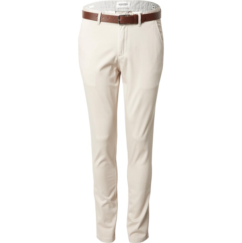 JACK & JONES Chino nohavice JPSTMARCO JJLEGACY krémová 61725955