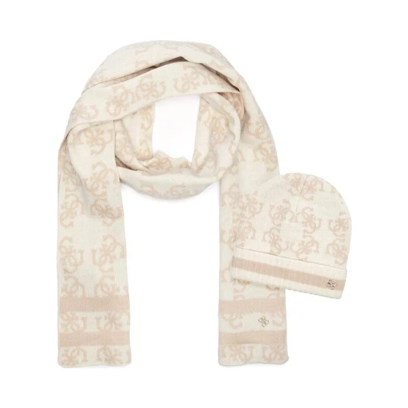 Guess Obojstranný šál + čiapka 61718031
