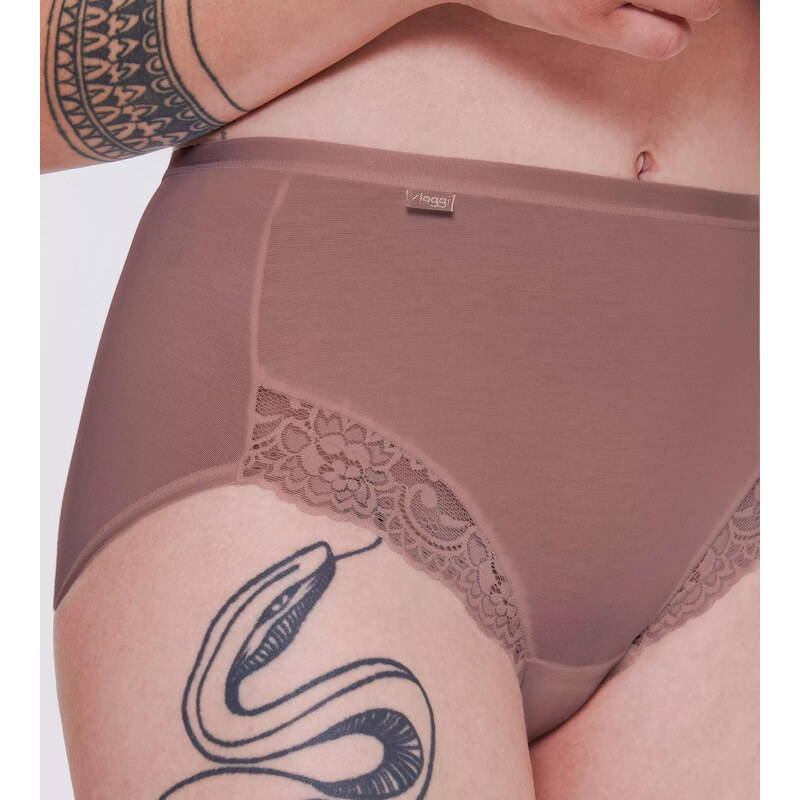 Dámske nohavičky Romance Maxi - CACAO - hnedá 1141 - SLOGGI 61723817