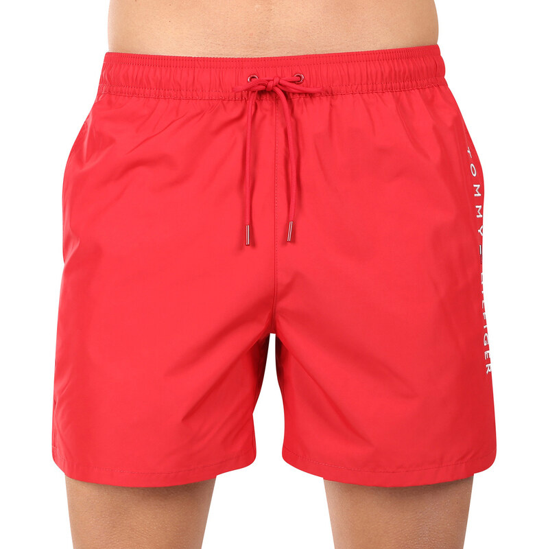 E-shop Pánske plavky Tommy Hilfiger červené (UM0UM03258 XLD)