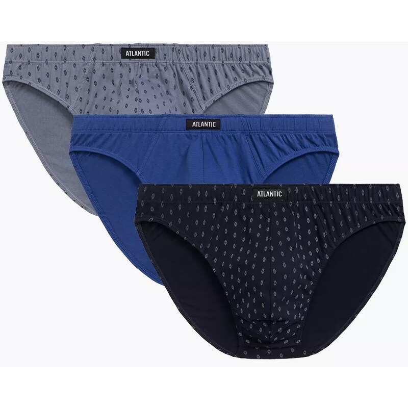 Atlantic 3-PACK Mens Sport Briefs 64669062