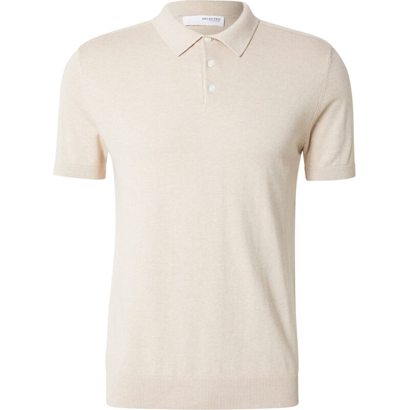 SELECTED Sveter SLHBerg svetlobéžová 61947785