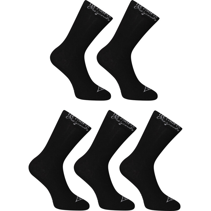 5PACK ponožky Lee Cooper vysoké čierne (PO41029) 61731983