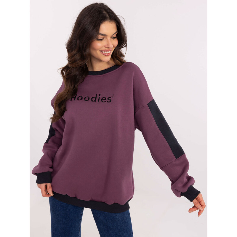 My Red Lips Sweatshirt-EM-BL-983.10X-Dark Purple 64788447
