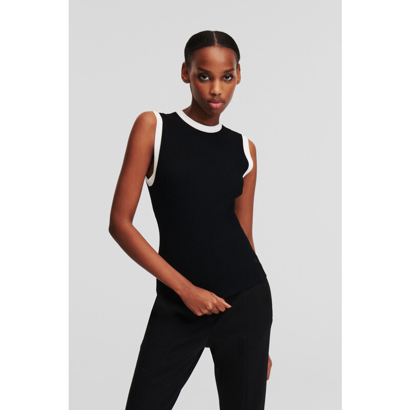 SVETER KARL LAGERFELD KNIT TANK TOP 55591205