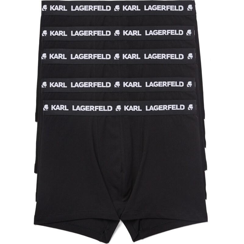 Karl Lagerfeld Boxerky čierna / biela 61834069