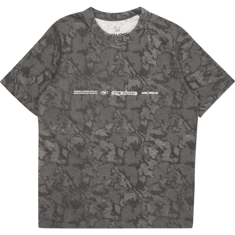 Jack & Jones Junior Tričko JCOTARMAC sivá / tmavosivá / biela 61734517