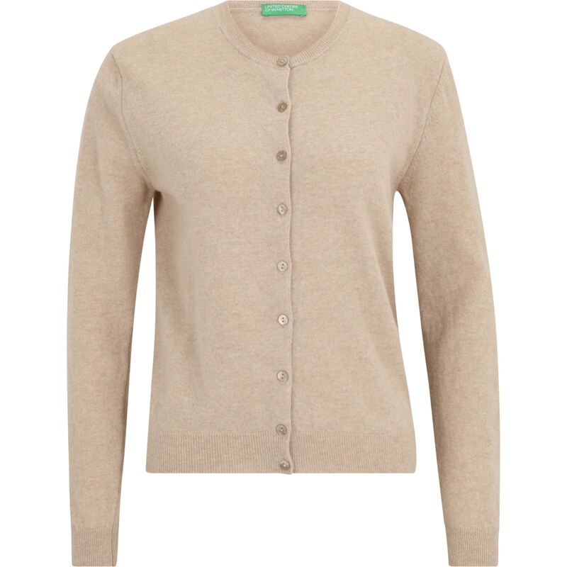 UNITED COLORS OF BENETTON Kardigán béžová melírovaná 61943454