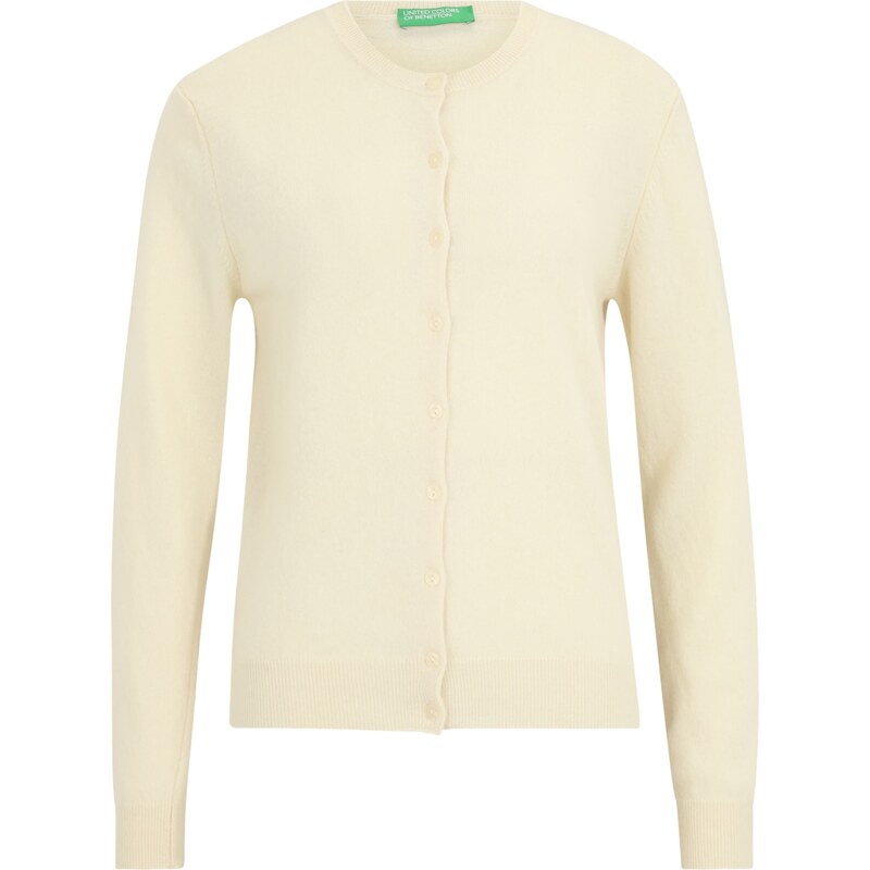 UNITED COLORS OF BENETTON Kardigán slonová kosť 61948404