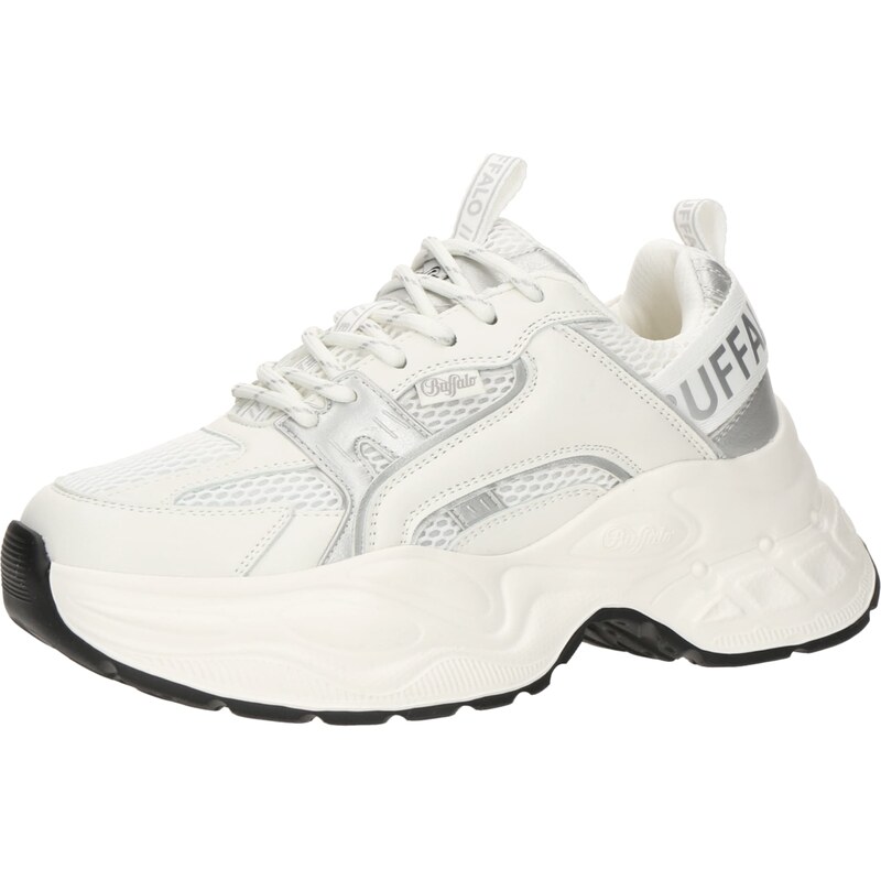 BUFFALO Nízke tenisky Para strieborná / biela 61964265