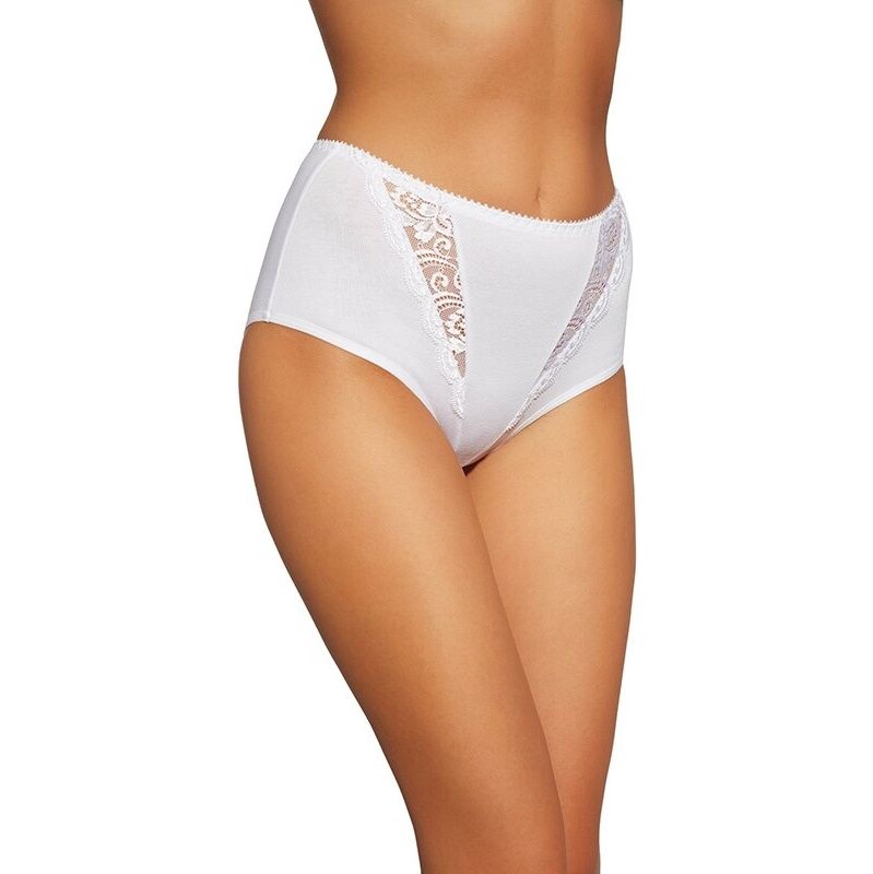 Gabidar Bavlnené nohavičky s vyšším pásom Stella 180 biele, Farba 20153469