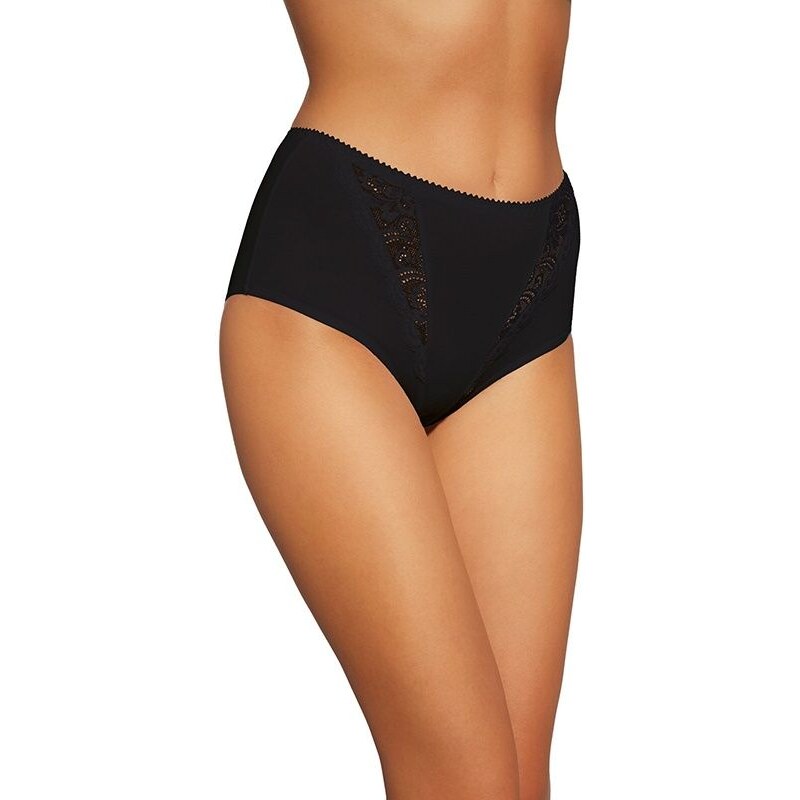 Gabidar Bavlnené nohavičky s vyšším pásom Stella 180 čierne, Farba 20153470