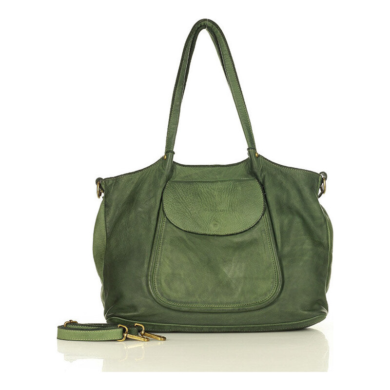 MARCO MAZZINI Zelená dámska shopper bag (v86f) 22185563