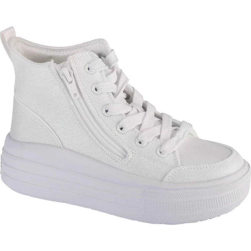 Biele dievčenské trblietavé tenisky Skechers Hyperlift 310253L-WHT 61532162