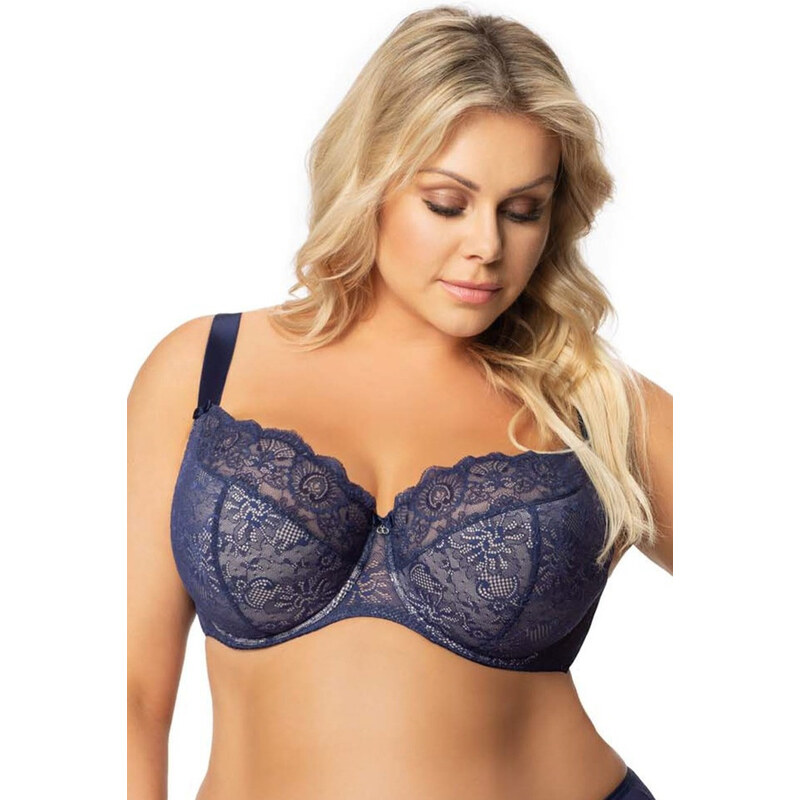 Polovyztužená dámska podprsenka K357 BLANCA tm. modrá - Gorsenia 61742125