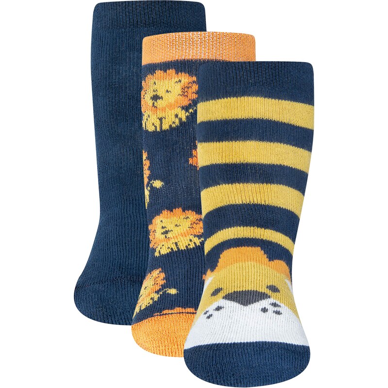 EWERS Ponožky tmavomodrá / žltá / oranžová / biela 61945904