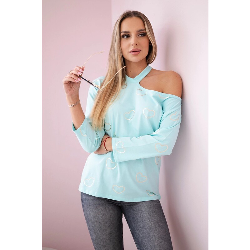 Blúzka Heart s potlačou 62527446