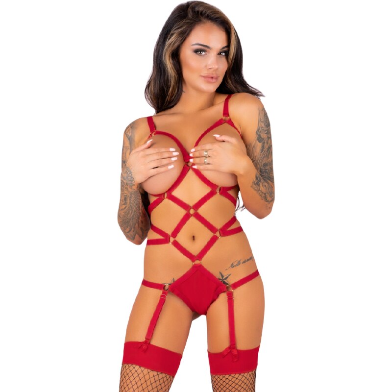 Zmyselné body s pančuchami Thiara LivCo Corsetti Fashion 62986681