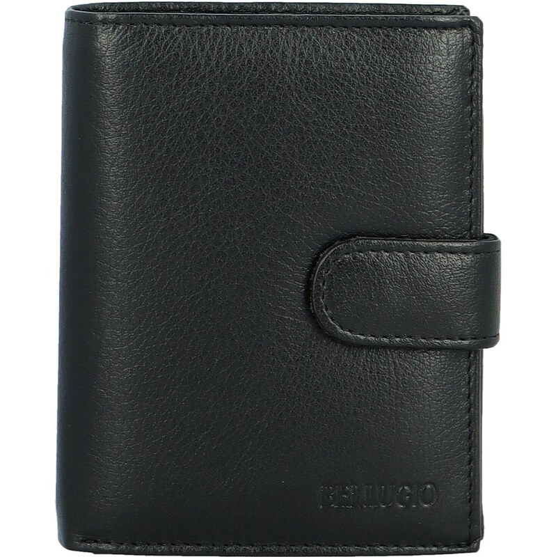 Pánska kožená peňaženka čierna - Bellugio Ellard čierna 61900004