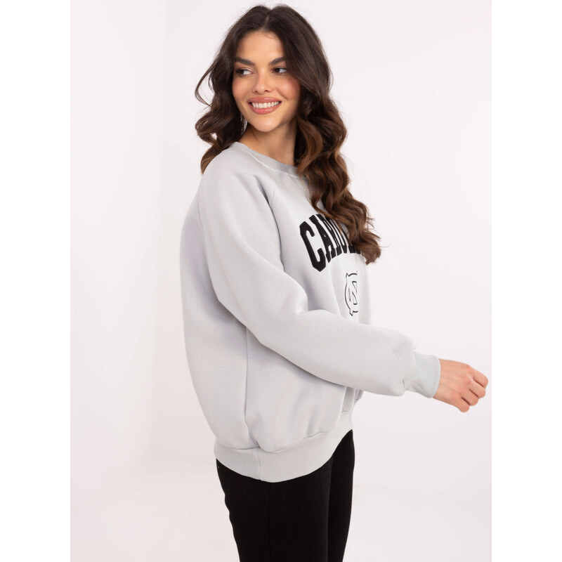 My Red Lips Sweatshirt-EM-BL-857-1.92P-light gray 64788445