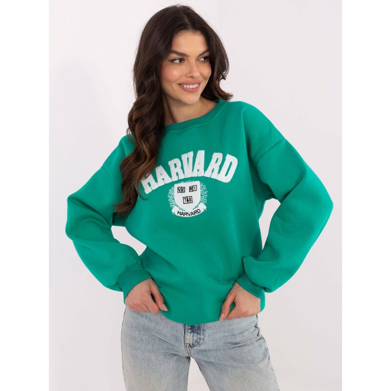 My Red Lips Sweatshirt-EM-BL-617-16.01X-turquoise 64788482