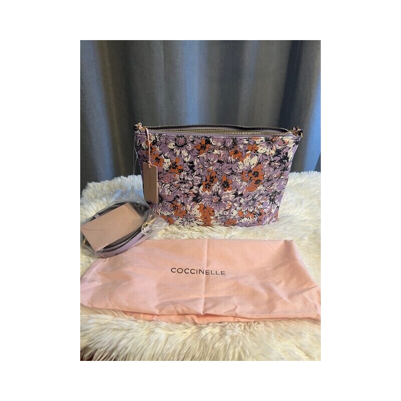 Dámska Kabelka kožená Coccinelle crossbody flower 61754520