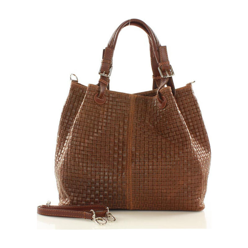 Marco MAZZINI MAZZINI Hnedá kabelka Carina Treccia s147d 6158446