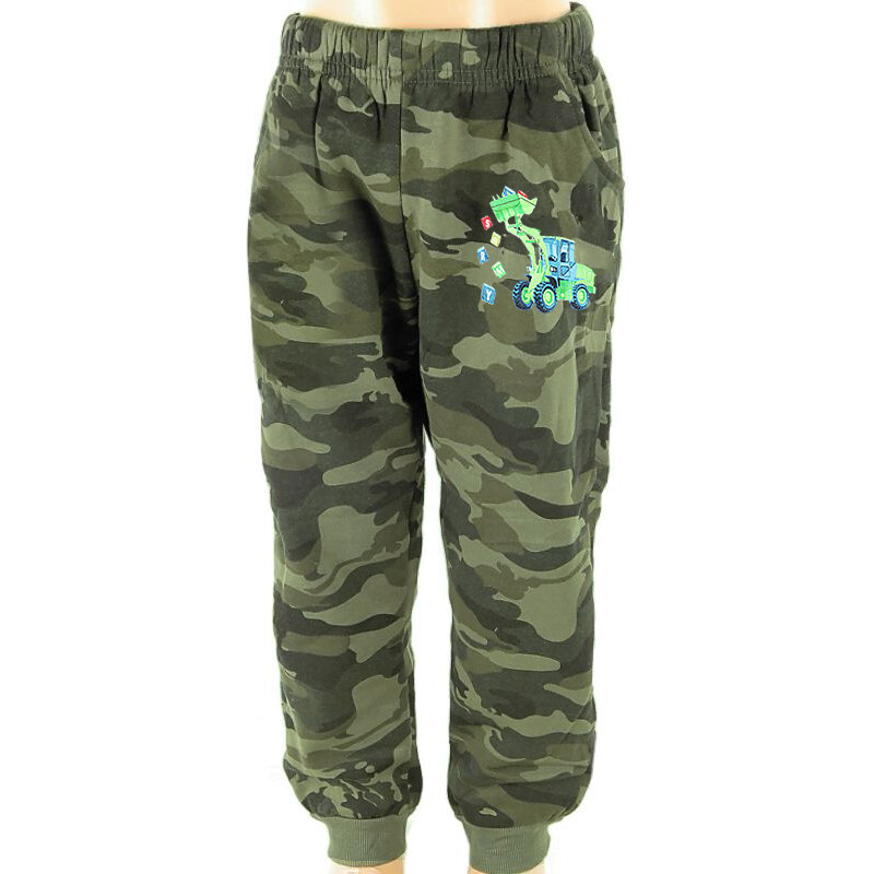 Maskáčové tepláky pre malé deti Traktor 22668754